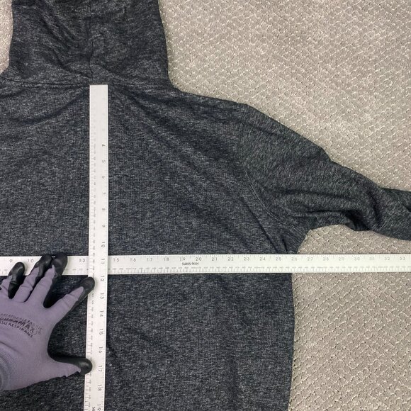 Batman Hoodie Men's 2XL Fits like an XL Full Zip Fleece Lined Gray DC Comics - Picture 5 of 9